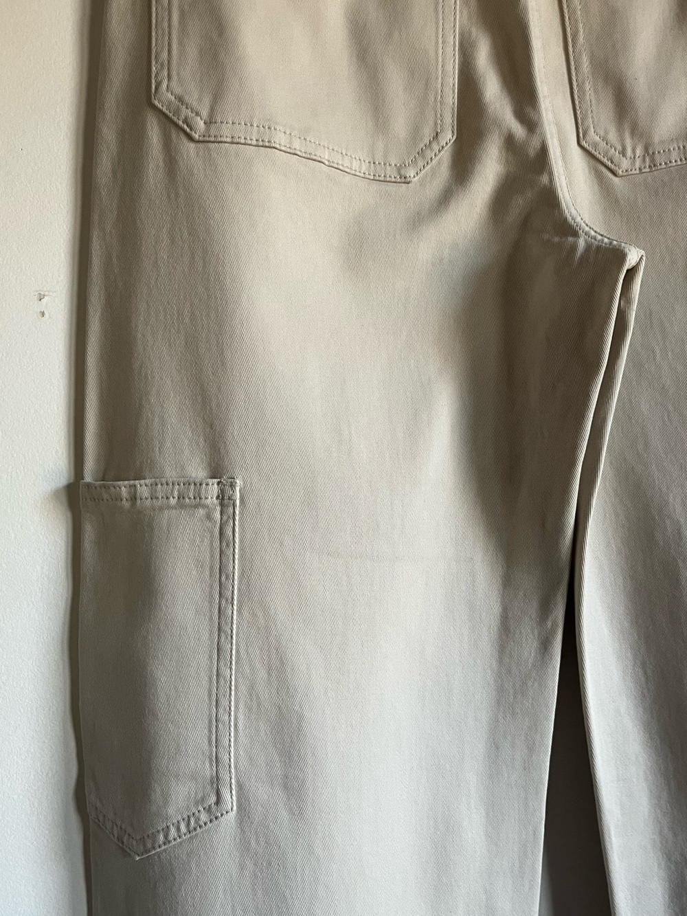 NWT Madewell Balloon Pant in Form Grey Khaki Cream Size 24 Barrel Leg $138 NW467 - Picture 8 of 15